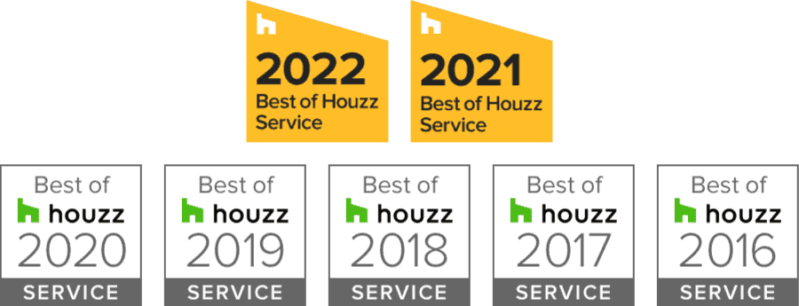 Best of Houzz logos 2016-2021